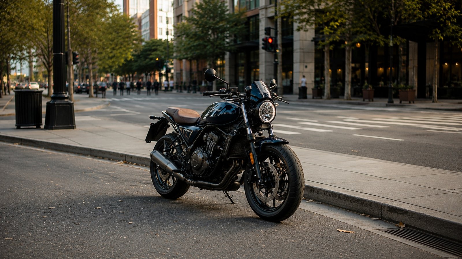 Moto com rastreador instalado
